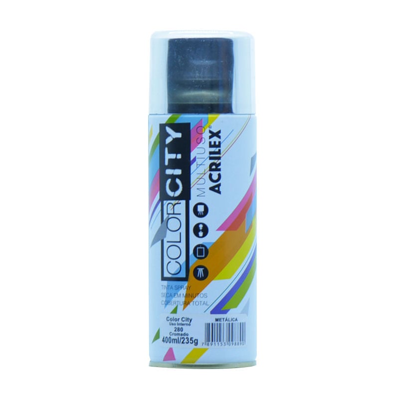 Color City Acrilex 400ml 104000280 Cromado