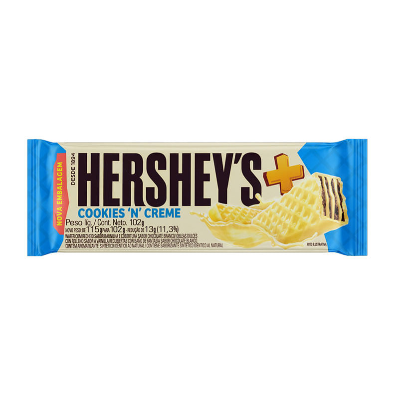 Hershey´s 102g Mais Cookies Creme