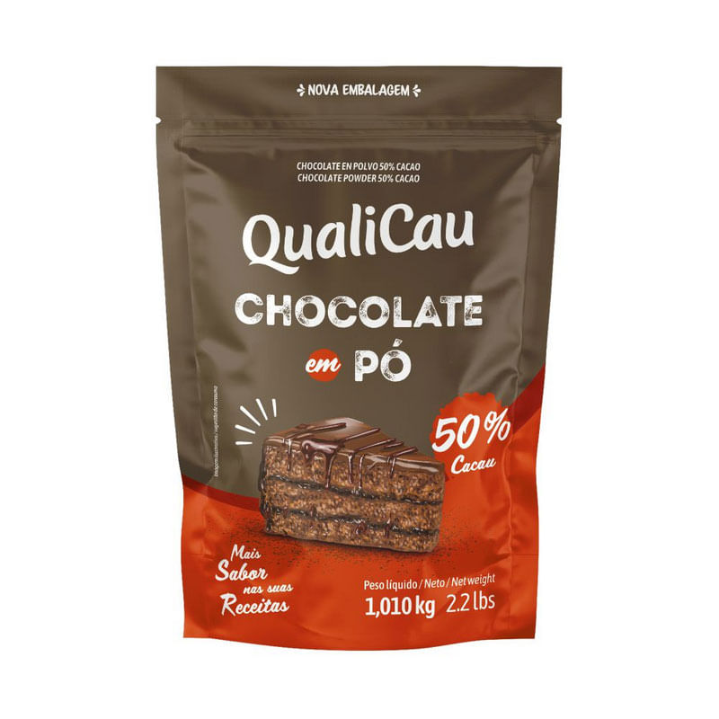 Chocolate em Pó 50% Qualicoco 1,01kg