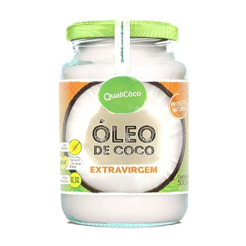 Óleo Coco Qualicoco 500ml Extra Virgem
