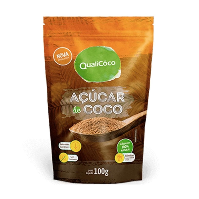 Açúcar Coco Qualicoco 100g