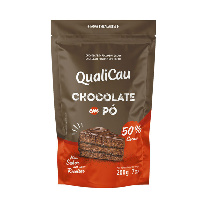 Chocolate em Pó 50% Qualicoco 200g