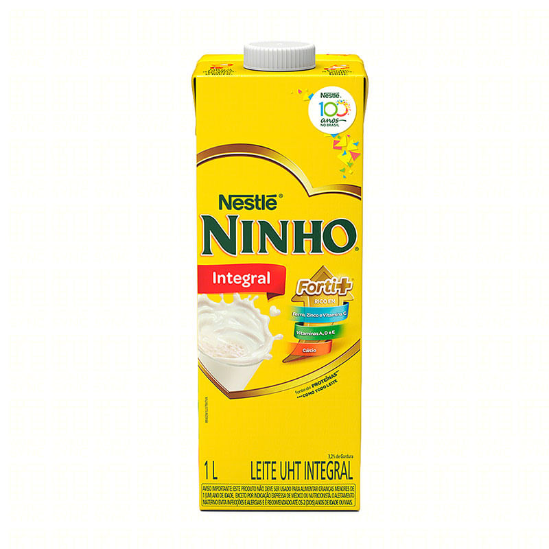 Leite UHT Ninho Integral 1L