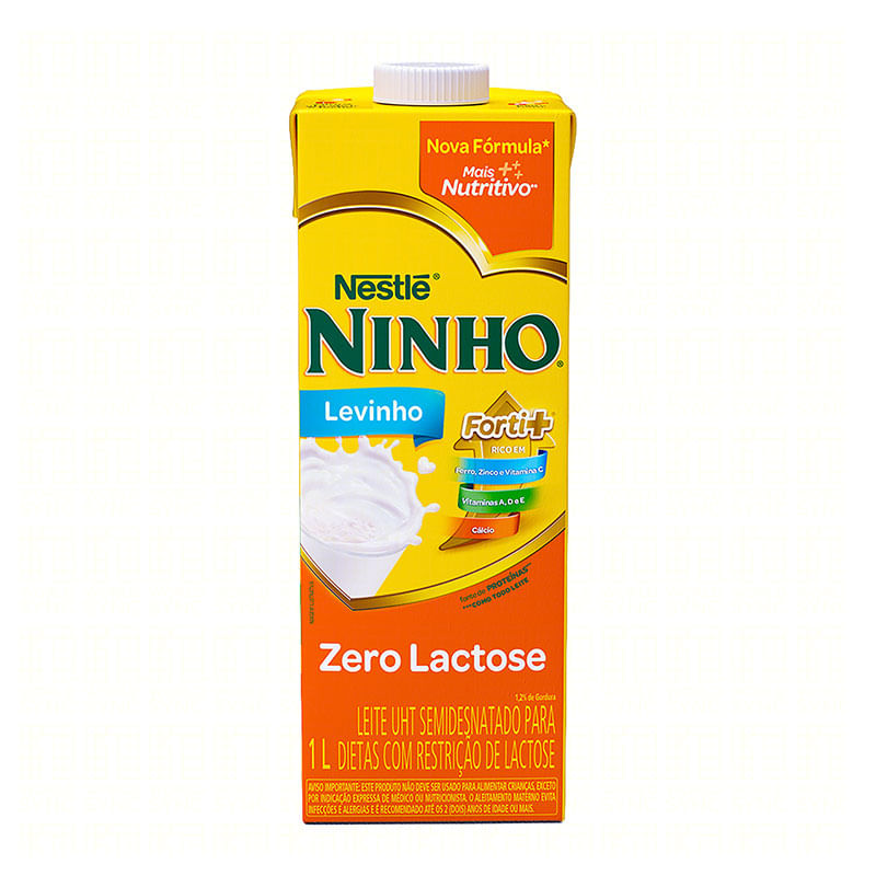 Leite UHT Ninho Semi Zero Lactose 1L
