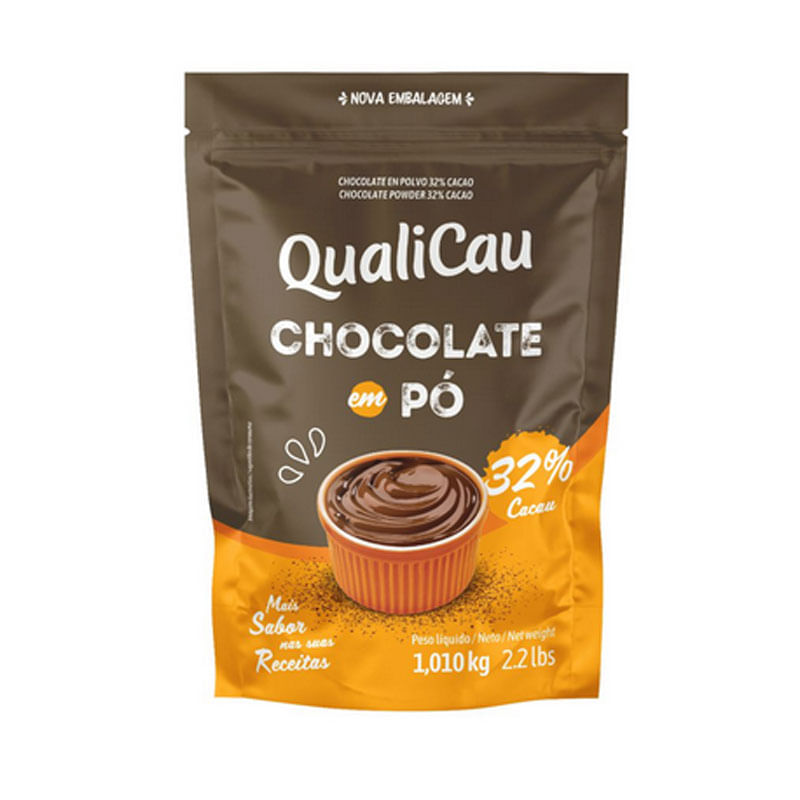 Chcolate em Pó 32% Qualicoco 1,01kg