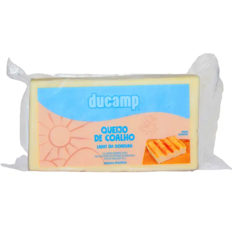 Queijo Coalho Ducamp Light Barra - Aprox . 500g