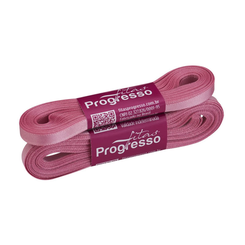 Fita Progresso Cetim 10m CF001 7mm 240 Rosa Escuro