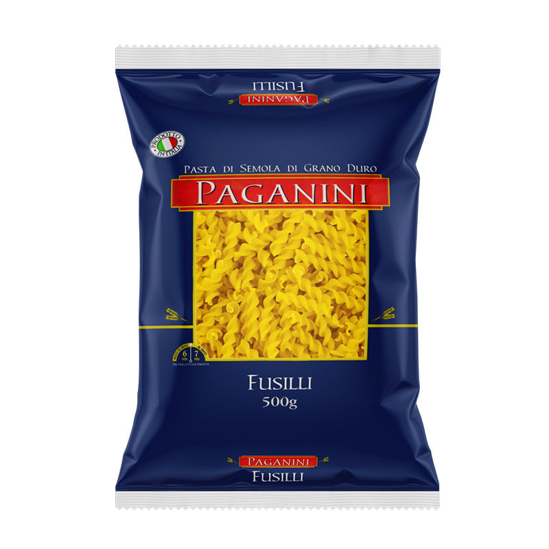 Macarrão Fusilli Paganini 500g
