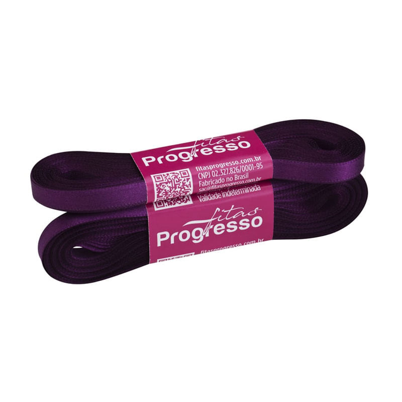 Fita Progresso Cetim 10m CF001 7mm 675 Violeta