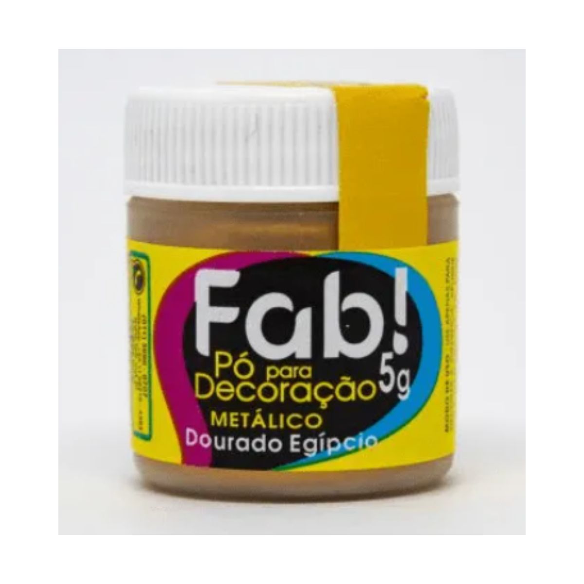 Pó para Decoração Fab! 5g Dourado Egípcio