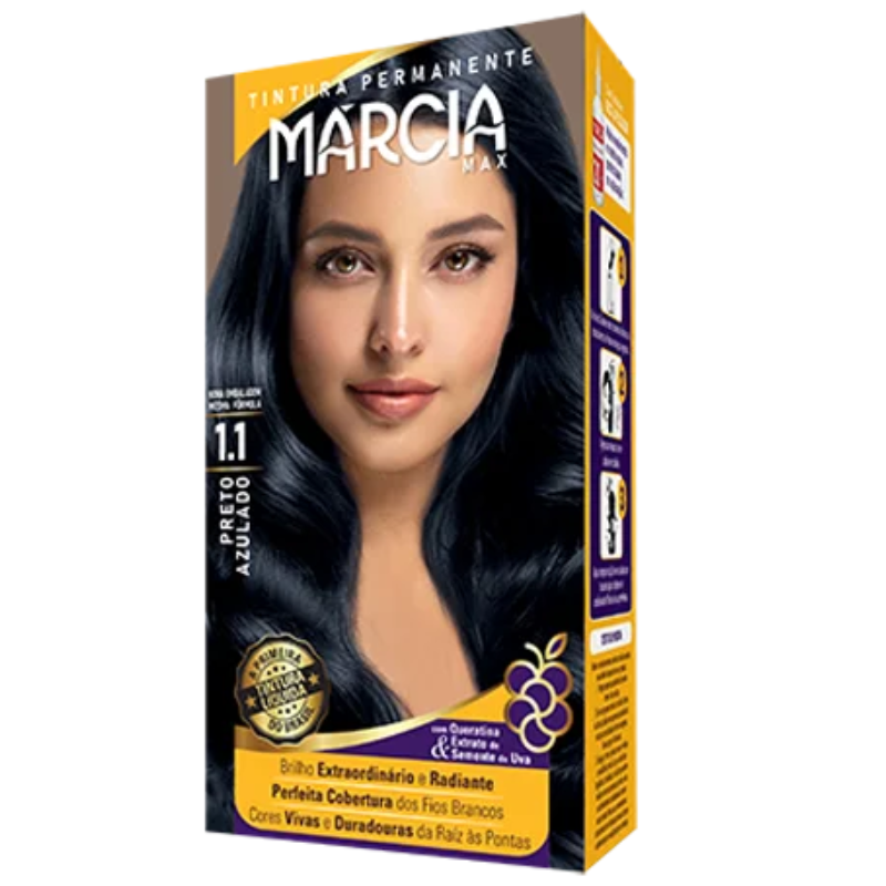 Tintura Márcia 1.1 Preto Azulado