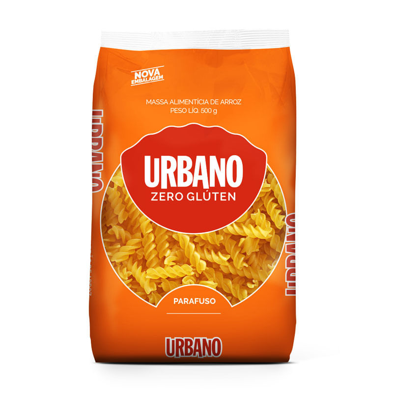 Macarrão Parafuso Arroz Urbano 500g