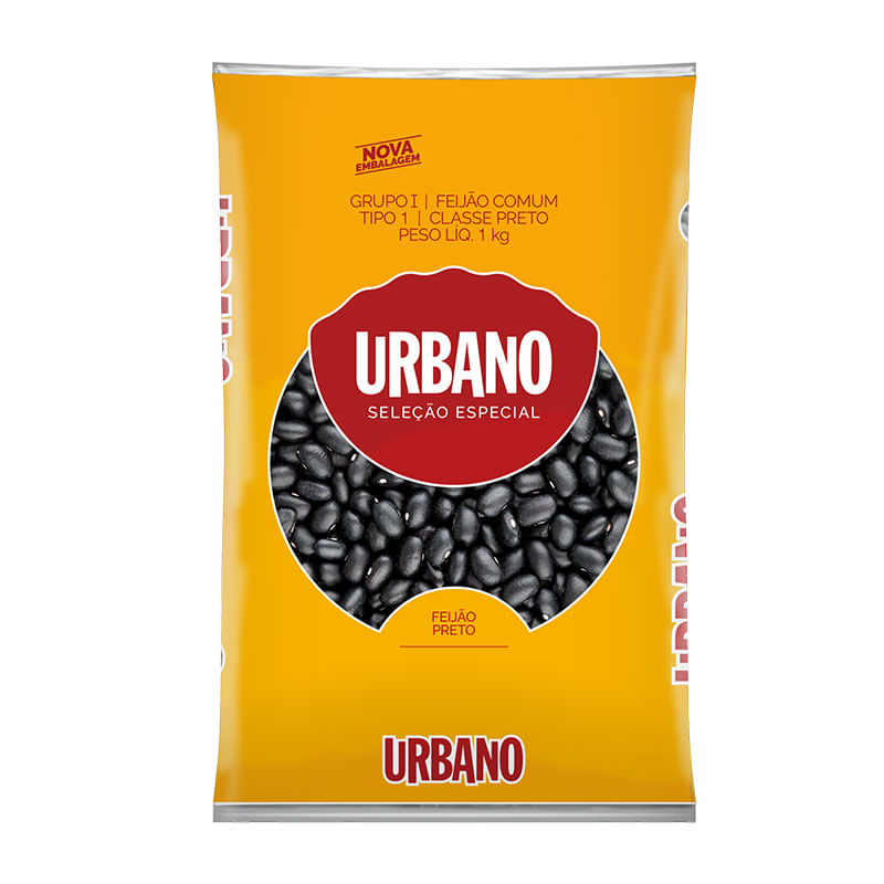 Feijão Preto Urbano 1kg Tipo 1
