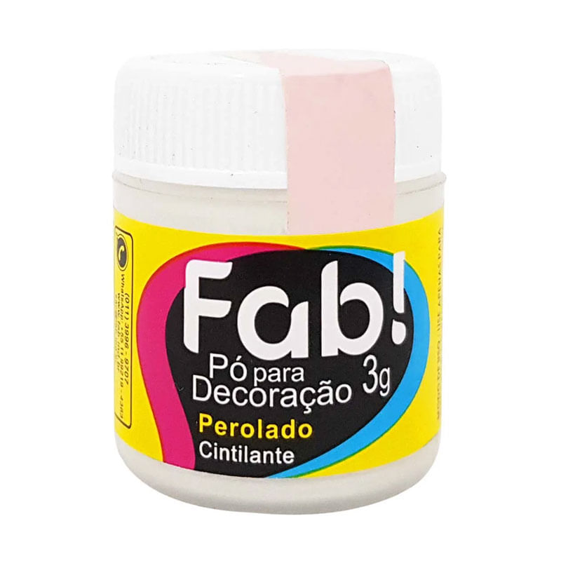 Pó para Decoração Fab! 3g Perolado