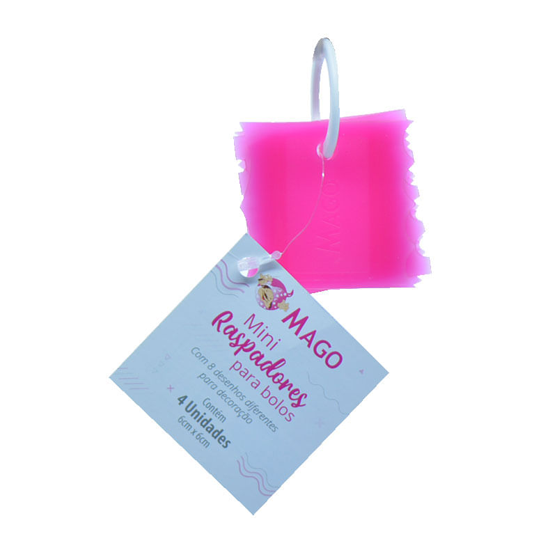 Jogo Mini Raspadores mago 4un Rosa