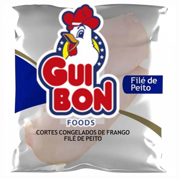Filé Peito Frango Congelado Guibon - Aprox. 1kg