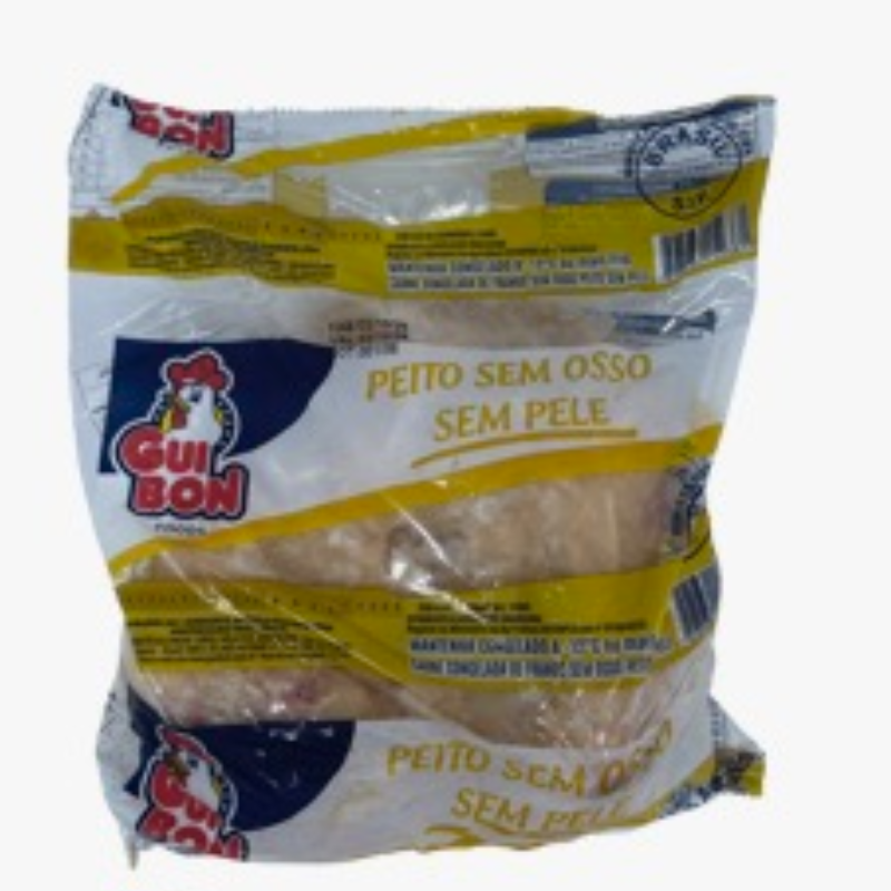 Filé Peito Frango Congelado Guibon - Aprox. 1kg