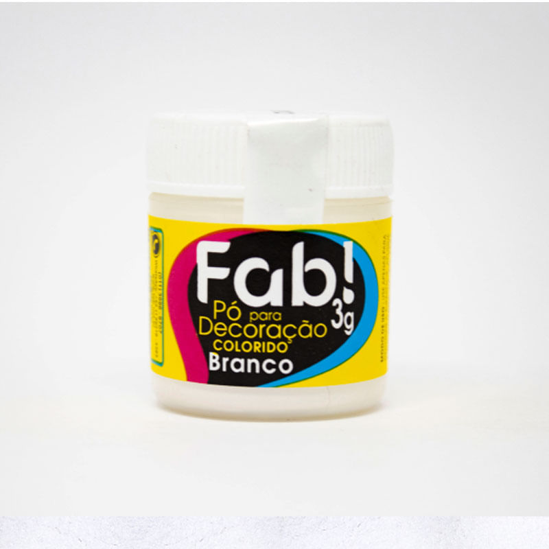 Pó para Decoração Fab! 3g Branco