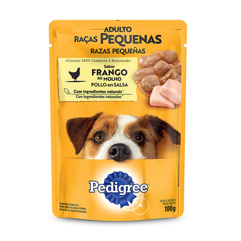 Ração Pedigree  Sachê Adulto Frango Molho 100g