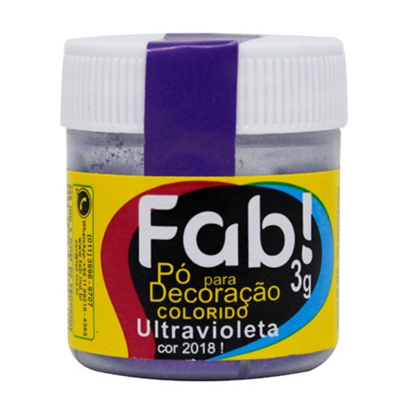 Pó para Decoração Fab! 3g UltraVioleta