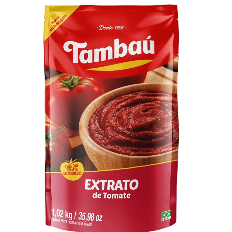 Extrato Tomate Tambau Sachet Pouch 1,02kg