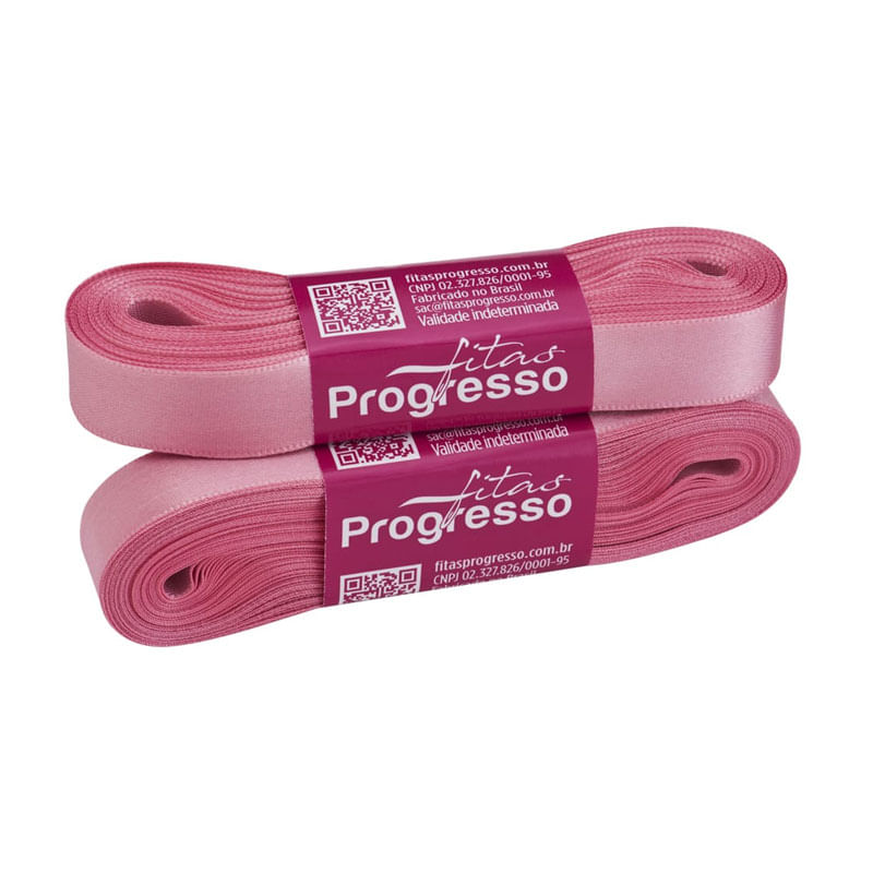 Fita Progresso Cetim CF003 15mm 240 Rosa Escuro