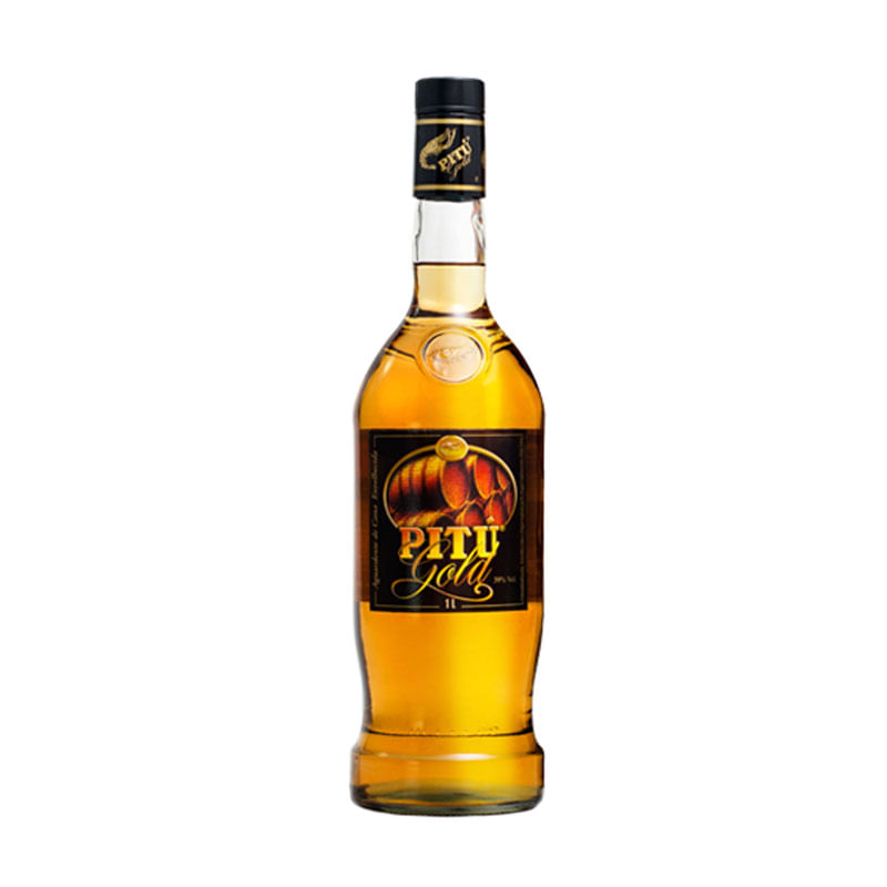 Aguardente Pitu Gold 1L