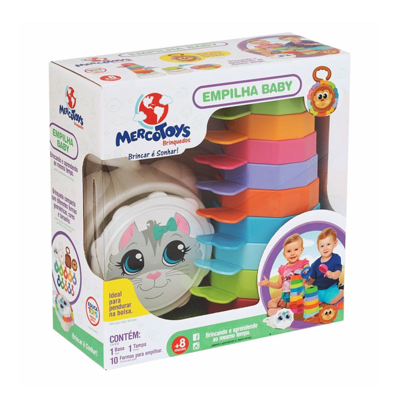 Empilha 459 Baby Gatinho Caixa Sortido