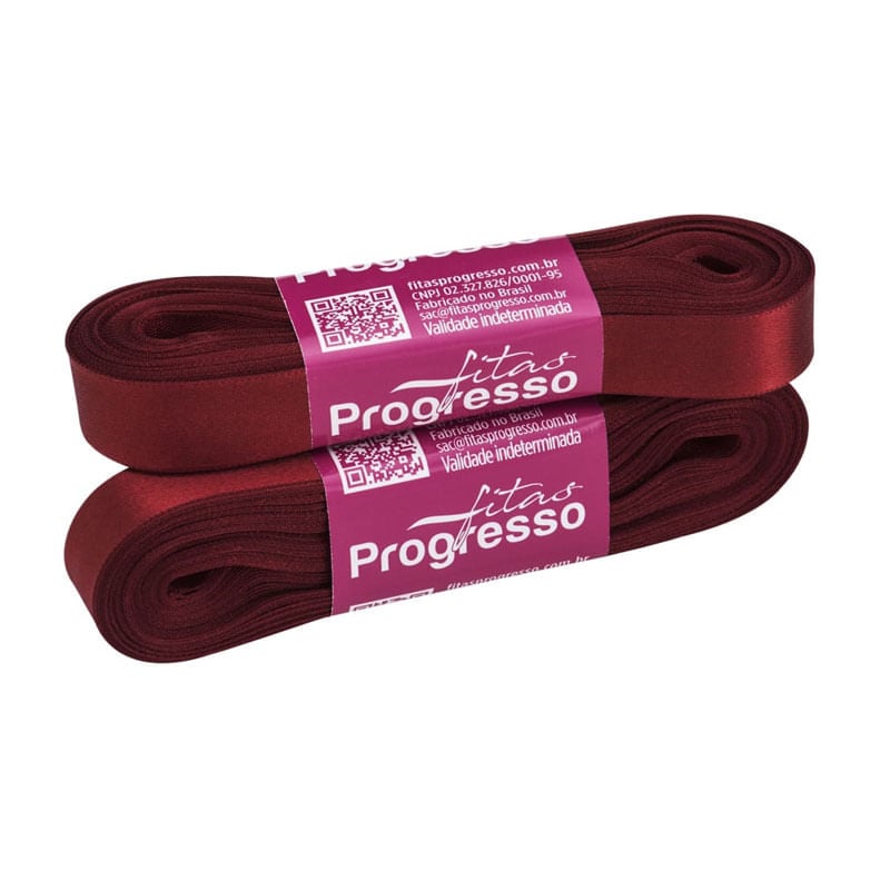 Fita Progresso Cetim CF003 15mm 389 Vinho