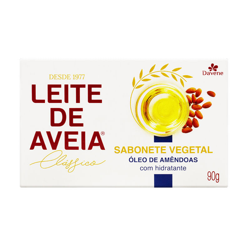 Sabonete Davene Leite de Aveia 90g Amêndoas