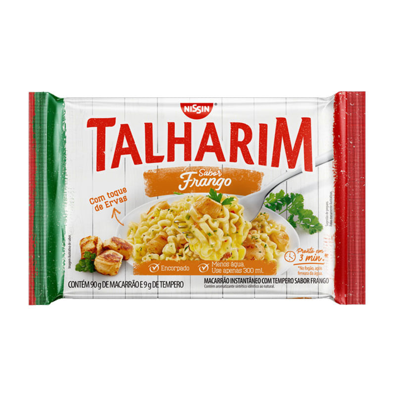Macarrão Instantâneo Talharim Frango 99g