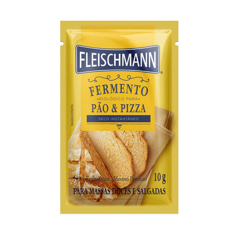 Fermento Instantâneo Fleischmann 10g
