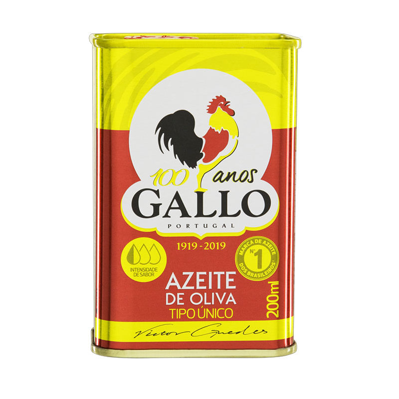 Azeite Gallo Oliva Tipo Único Lata 200ml