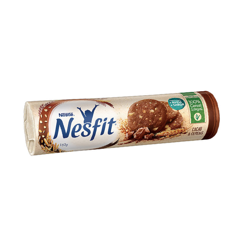 Biscoito Nestlé Nesfit 160G Cacau e Cereais
