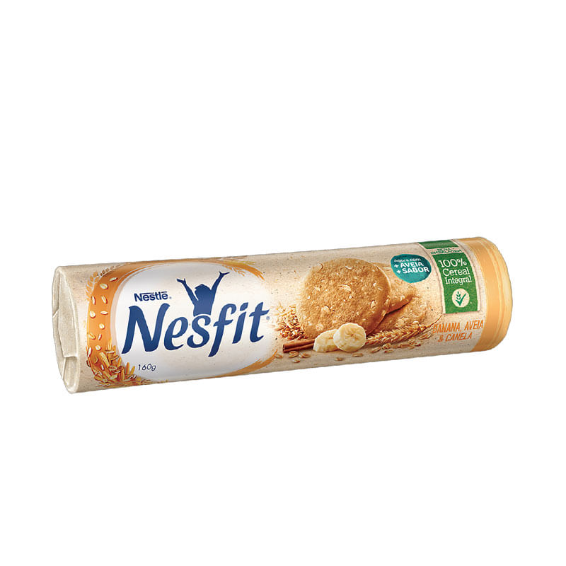 Biscoito Nestlé Nesfit 160G Banana Aveia Canela