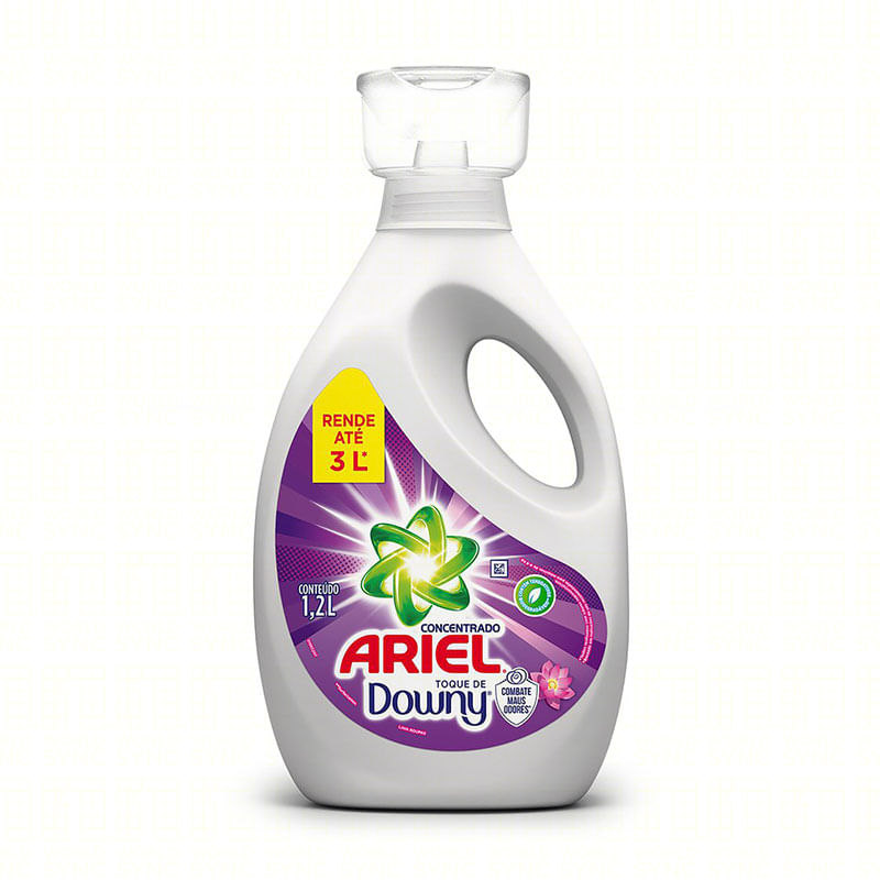 Sabão Liquido Concentrado Ariel 1,2L 30 Lavagens com Toque Downy