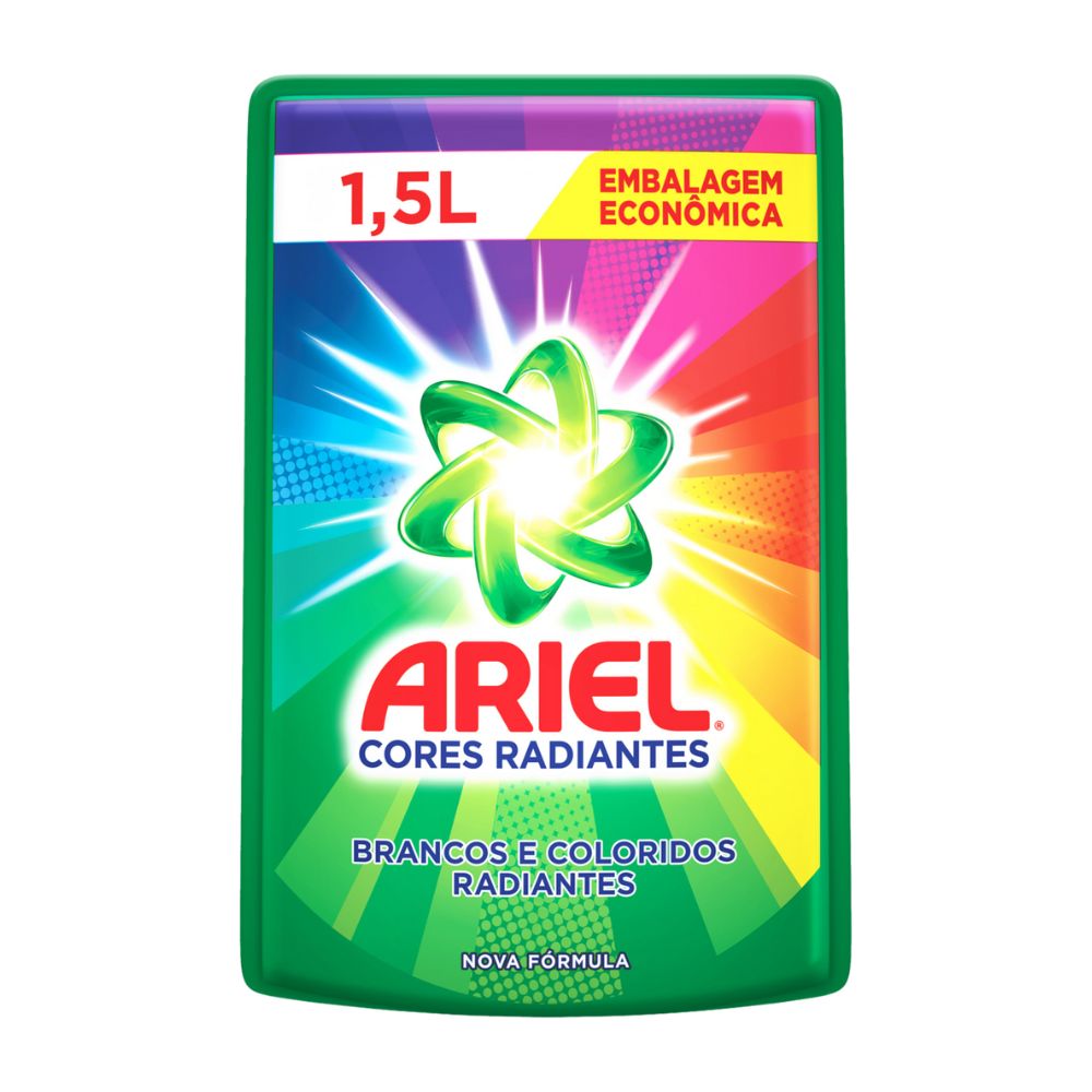 Sabão Liquido Concentrado Ariel 1,5L Clássico Refil 