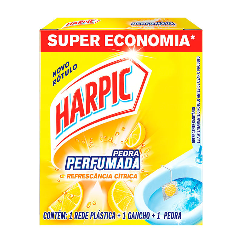 Pedra Sanitária Harpic Citrus 20g
