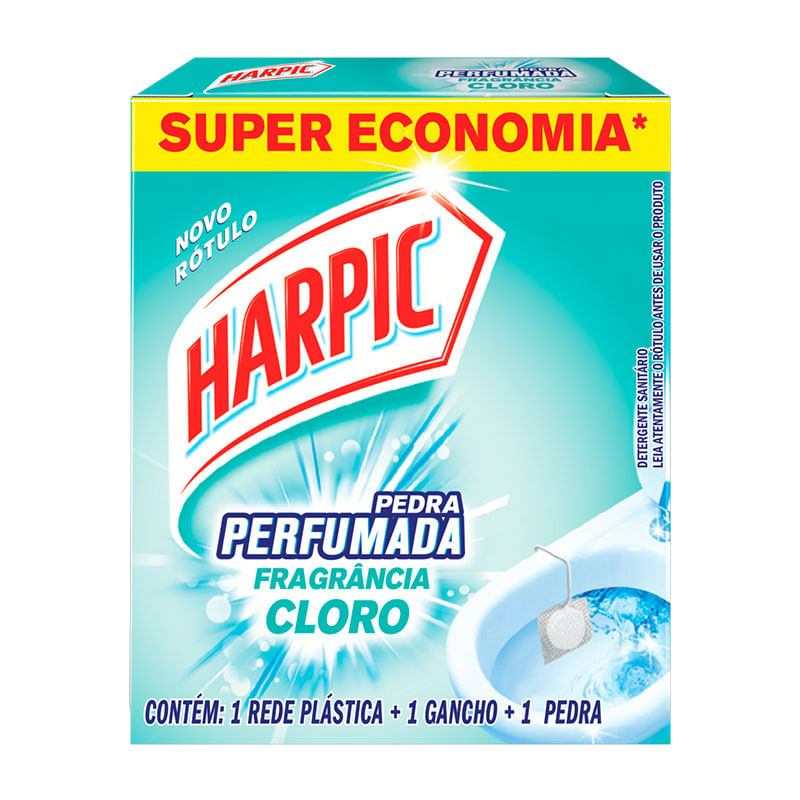 Pedra Sanitária Harpic Cloro 20g
