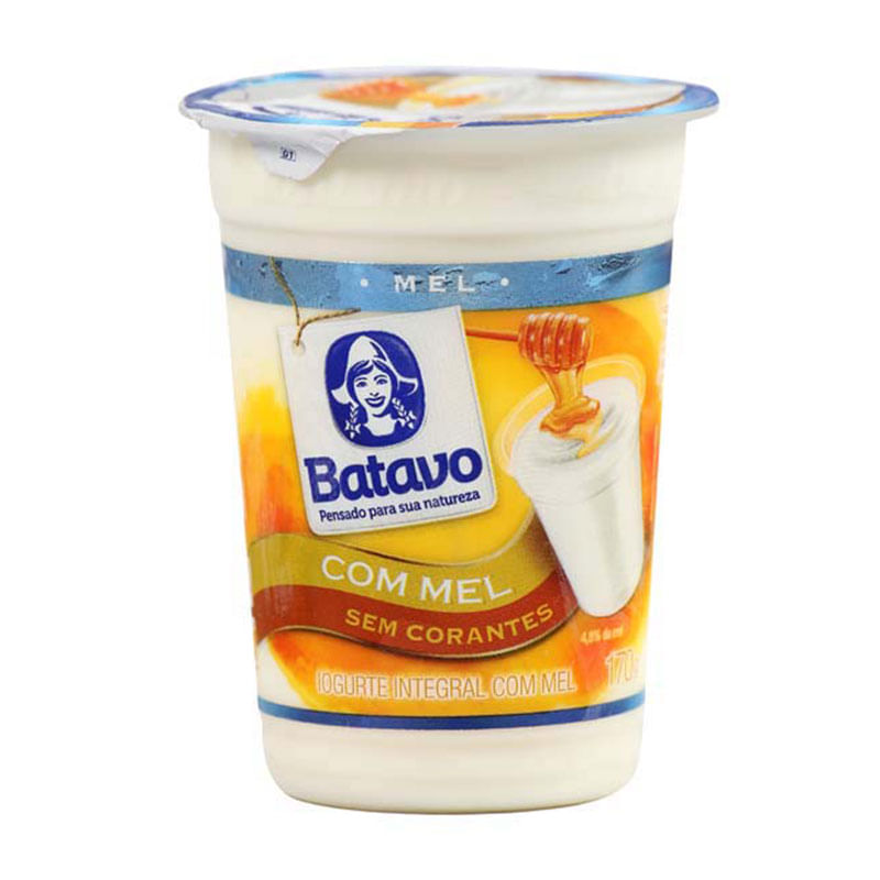 Iogurte Natural Batavo Mel 170g