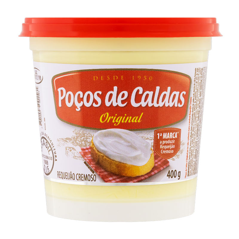 Requeijão Poços de Caldas 400g Tradicional