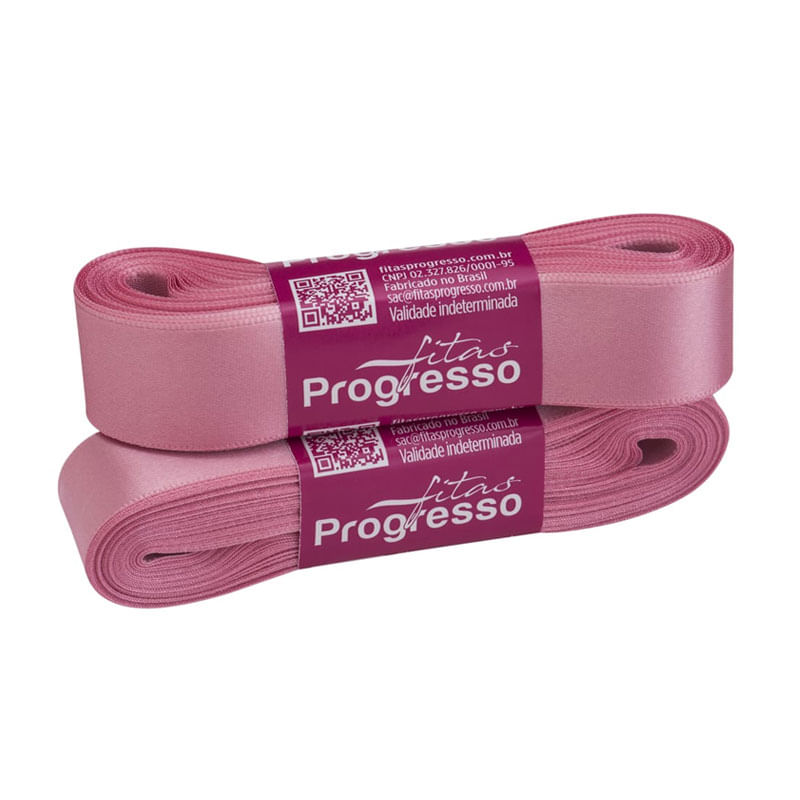 Fita Progresso Cetim CF005 22mm 240 Rosa Escuro