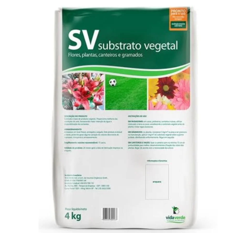 Substrato Tropstrato Sv-Vegetal 4kg