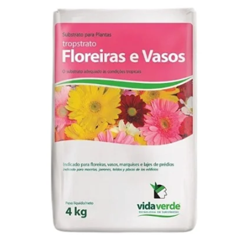 Substrato Tropstrato Floreira e Vaso 4kg
