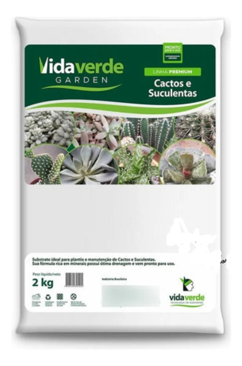 Substrato Cactus e Suculentas 2kg