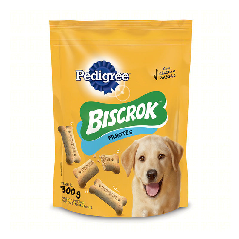 Biscoito Canino Biscrock Junior 300g
