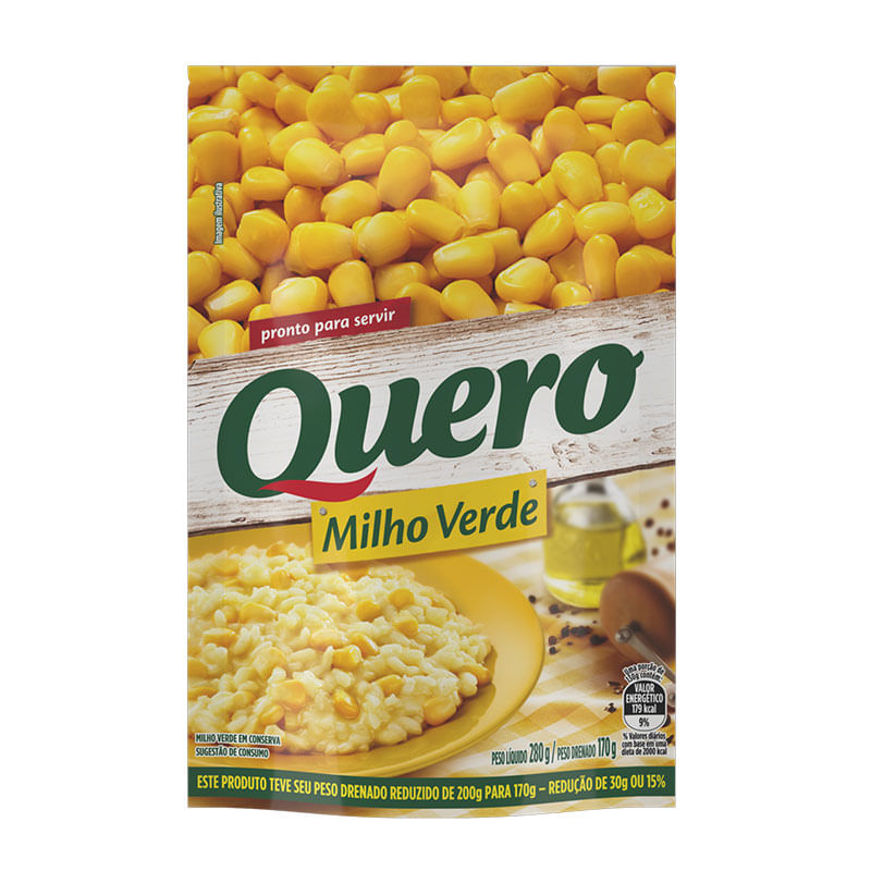 Milho Verde Quero Sachê 170g