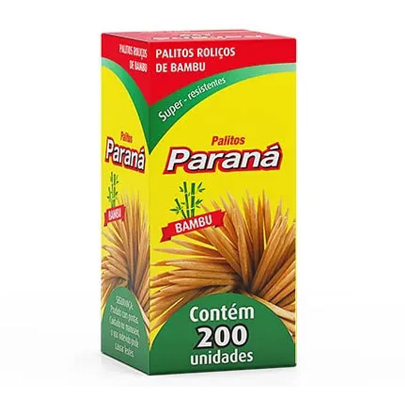 Palitos de Dente Paraná Bambu 200un