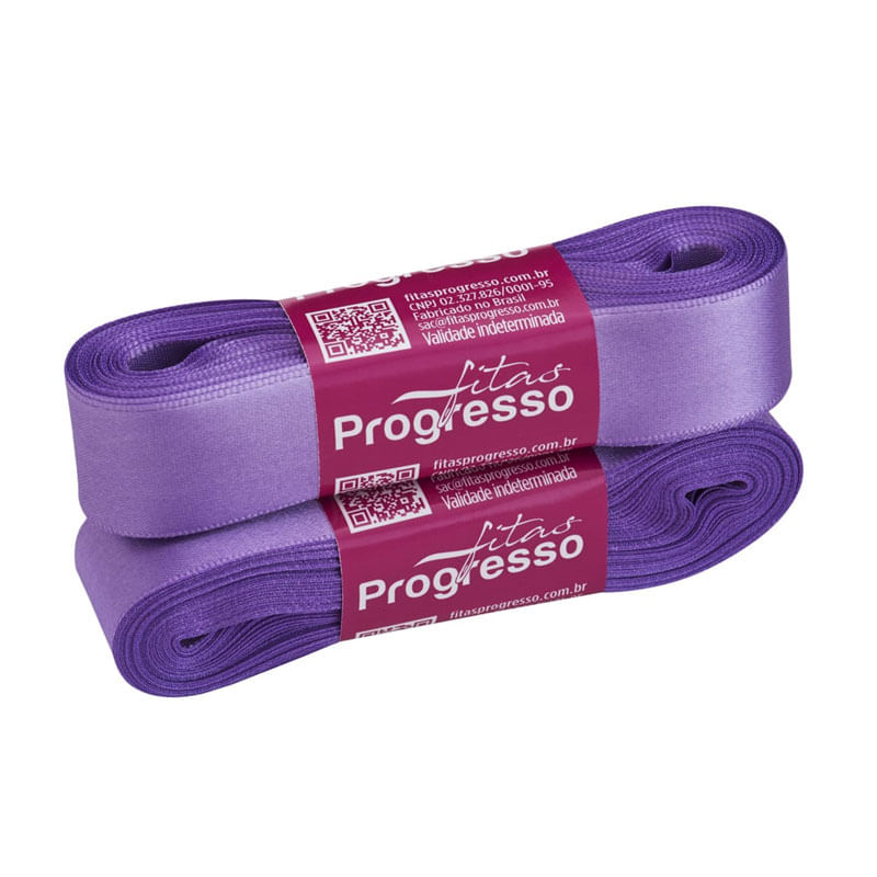 Fita Progresso Cetim CF005 22mm 356 Lilás Lavanda
