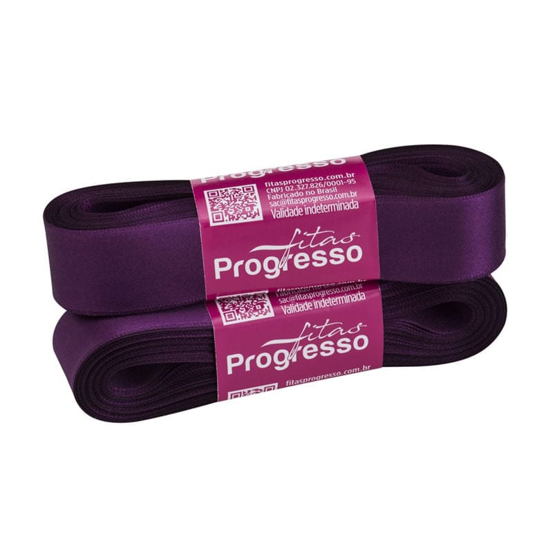 Fita Progresso Cetim CF005 22mm 675 Violeta